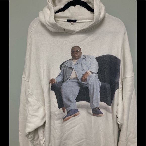 R13 iconic piece. Biggie Smalls oversized hoodie. Size Medium. - Picture 3 of 7